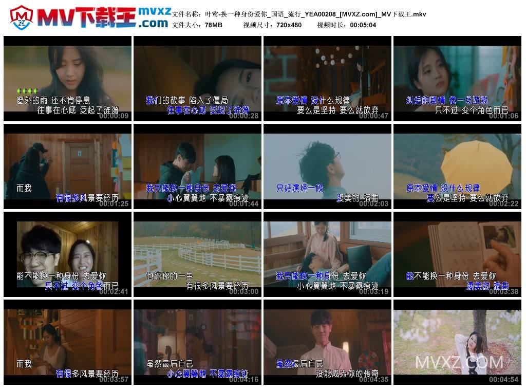 叶莺-换一种身份爱你_国语_流行_YEA00208